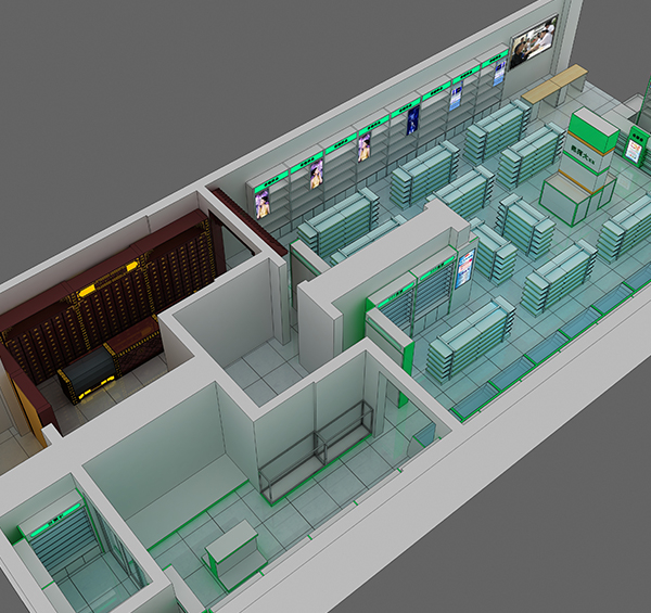 渠县专业药品展柜批发