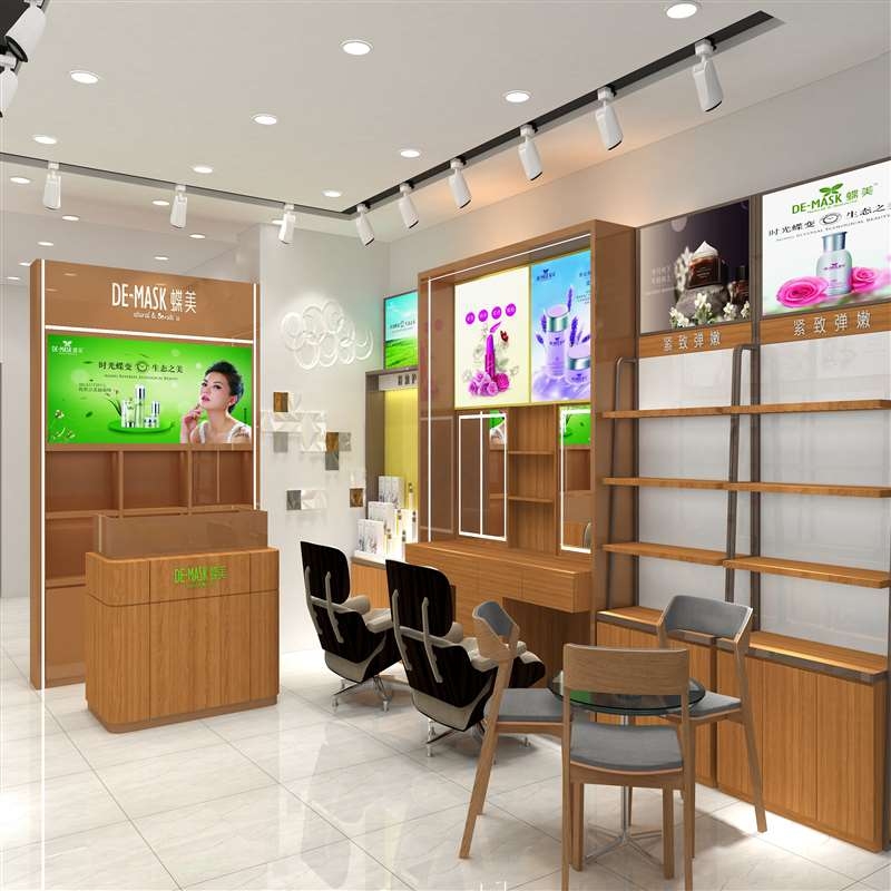 南充化妆品展柜订做